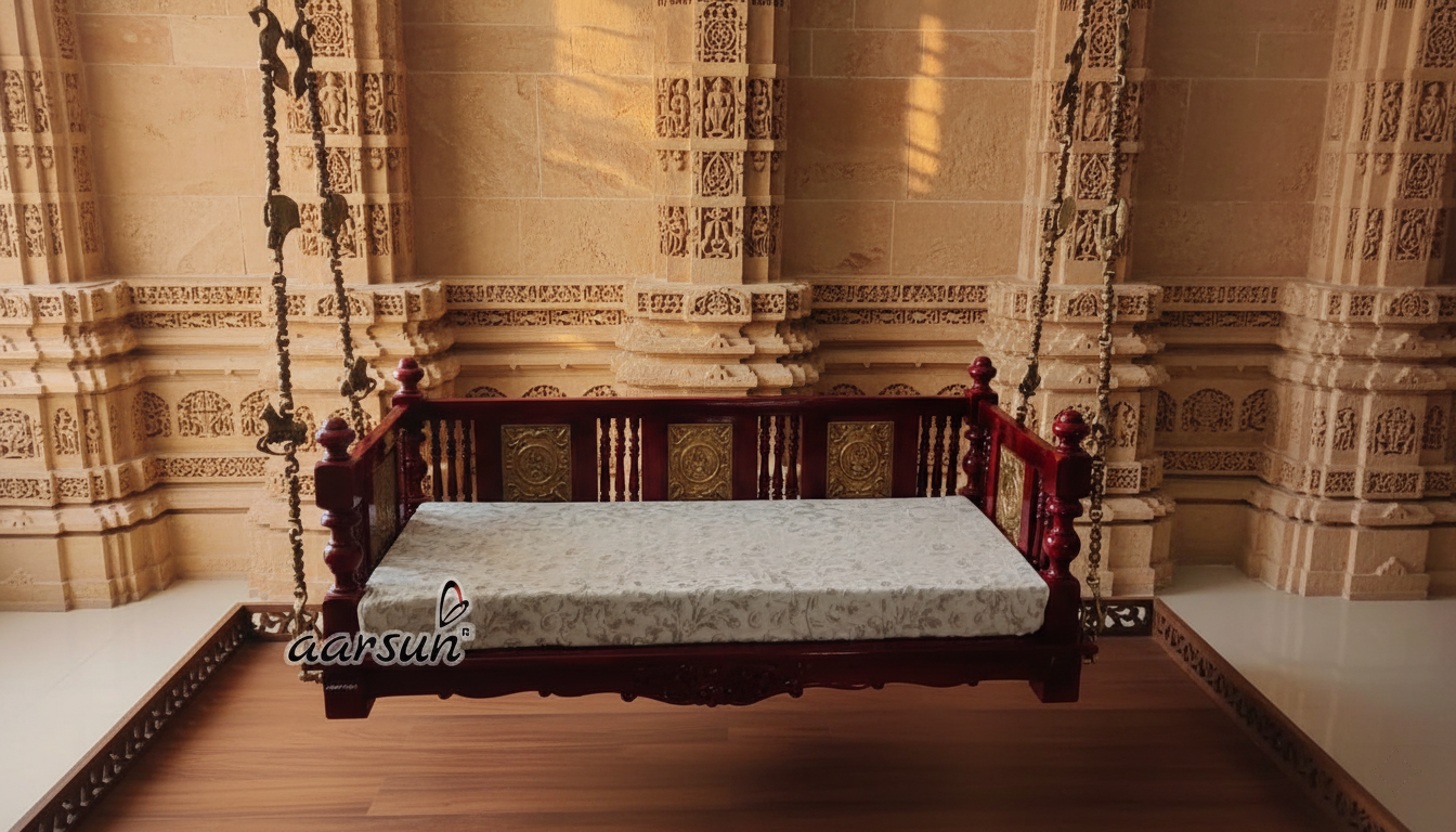 Maharani Inspired Elegant Wooden Jhoola